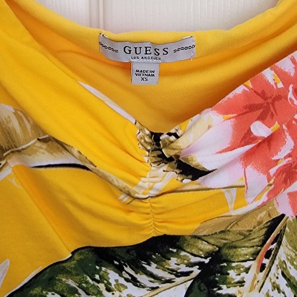 Guess Floral Off The Shoulder Dress - Picture 3 of 5